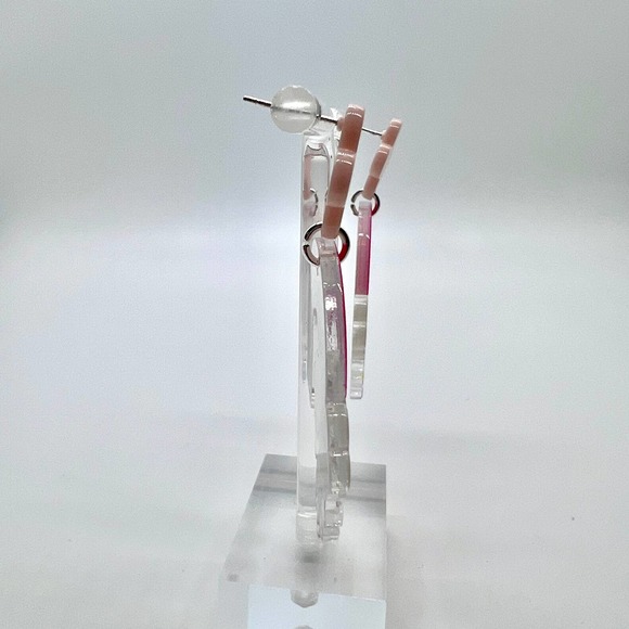 Rainbow and Rain Cloud Earrings - Teacher Earrings - Spring Earrings - Picture 4 of 10